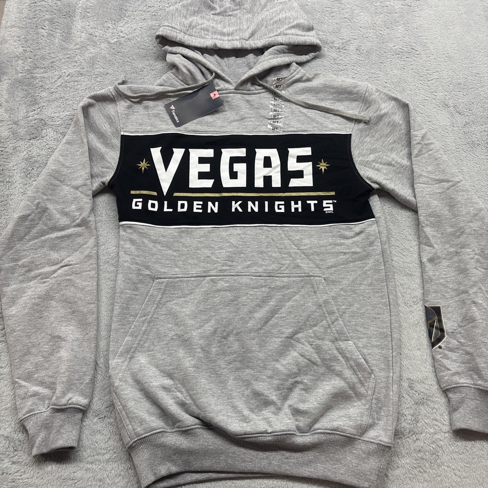 Fanatics Vegas Golden Knights NHL Hoodie Sweatshirt Size MT‎ Medium Tall Gray